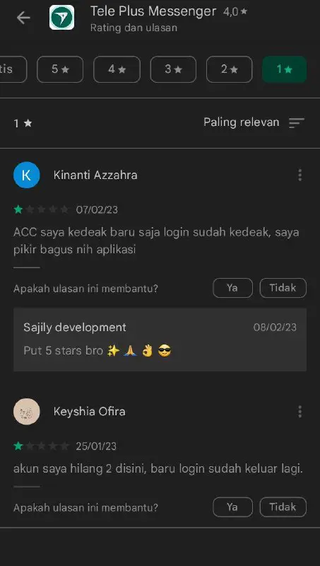 TELEGRAM KEBANNED