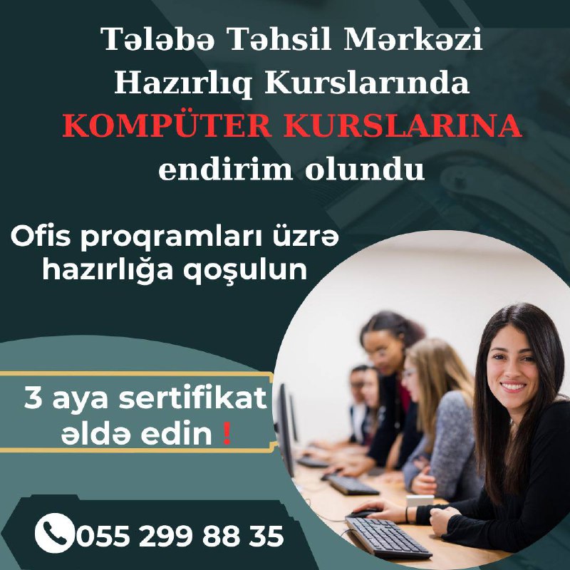 "Tələbə Təhsil Mərkəzi" kursunun təşkil etdiyi …