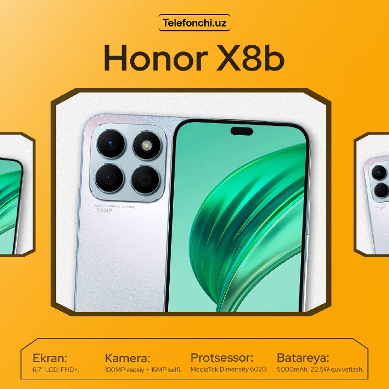 ***📱*** **Honor X8B – Siz izlagan …