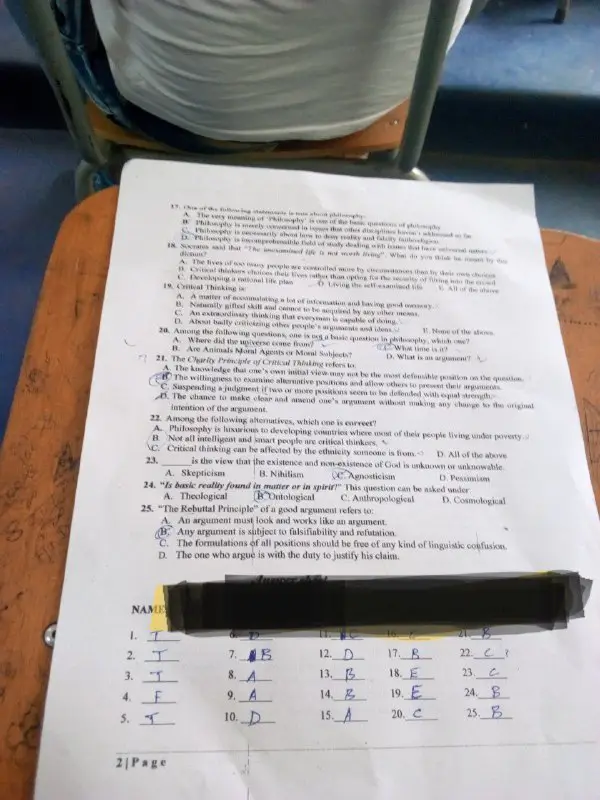 Jimma university logic mid exam last …