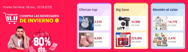 NUEVO ALIEXPRESS: CÓDIGO: AEES03