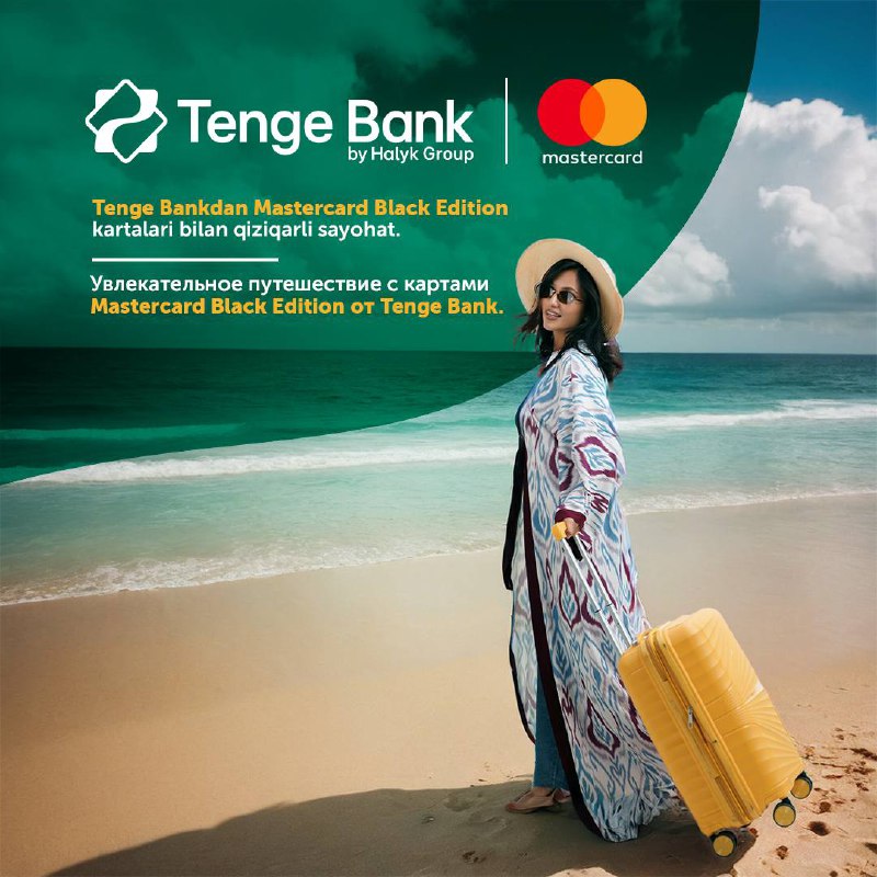 Tenge Bank va Mastercard Black Edition …