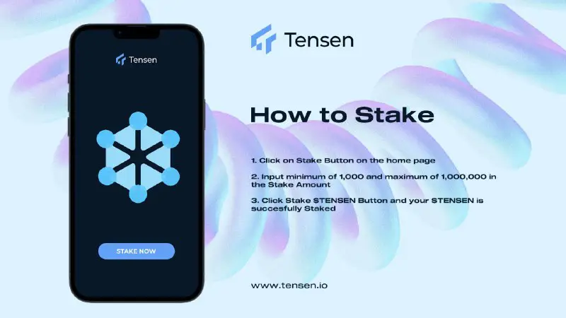 ***📃***Tensen Guide: How to Stake ***🚀***