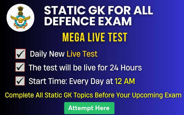 ***🚀*** **Daily Static GK Live Test …