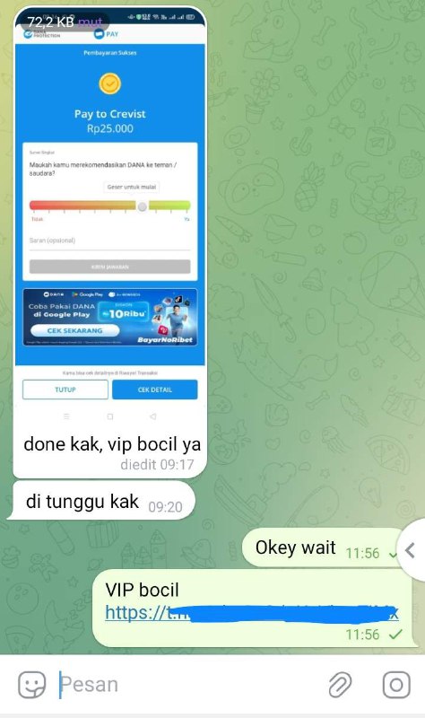 MASUK LAGI SAYANG VVIP BOCIL HANYA …