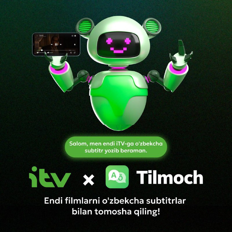 O'zbekistonda [**iTV**](https://itv.uz/) striming platformasi [**Tahrirchi startapi**](https://tahrirchi.uz/uz/) …