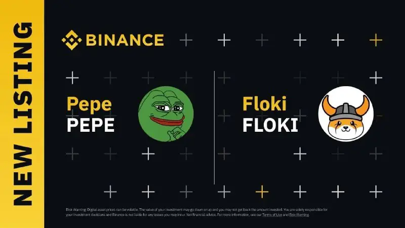 **Биржа Binance залистила мем-коин Pepe и …