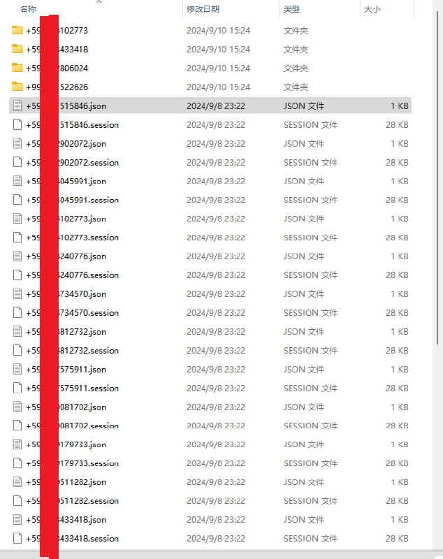 劫持号：session+json+tdata（直登）格式！协议地区随机0.75，20个起，要的速来***💥******💥***