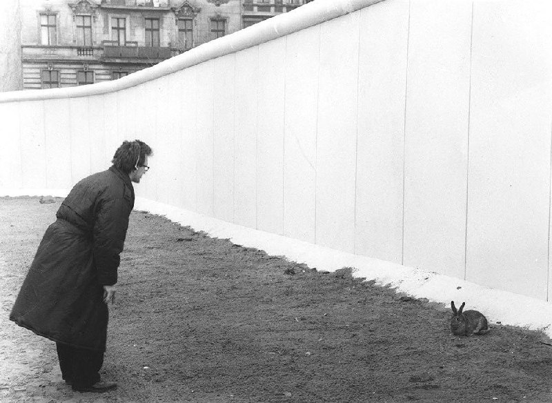 Wim Wenders on the set of …