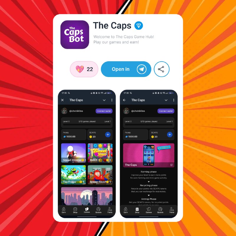 **Vote for us on** [**FindMini.app**](https://t.me/findminiappbot/start?startapp=the_caps_bot) **and …