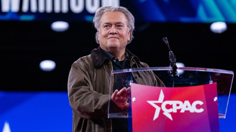 **Bannon’s Salute at CPAC, Echoing Musk, …