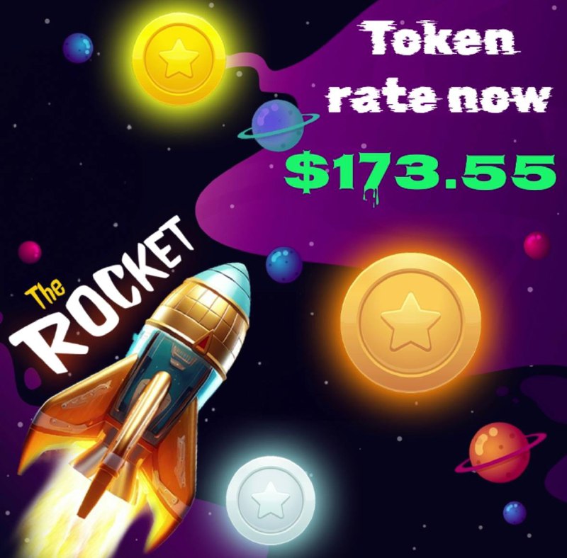 *****🕯*******Курс ROCKET уже $173.55*****🌐*****Мы только начинаем!.*****🚀***[**@The\_Rocket\_bot**](https://t.me/The_Rocket_bot) …