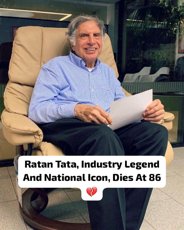 RIP Sir Ratan Tata ***💔******💐***