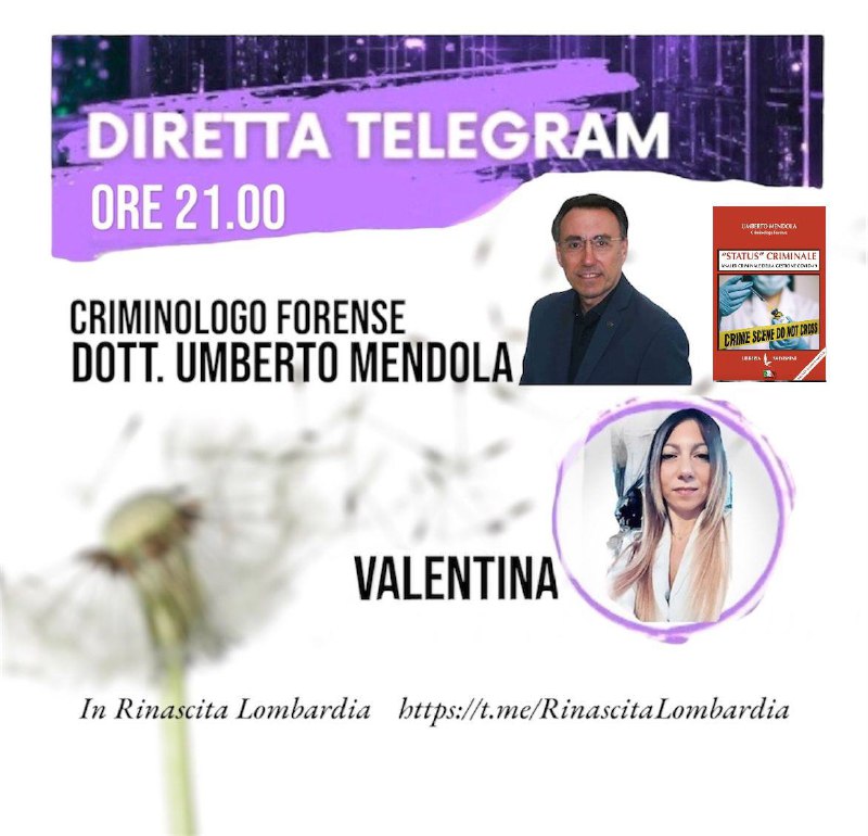 **Questa sera** diretta telegram ore 21 …