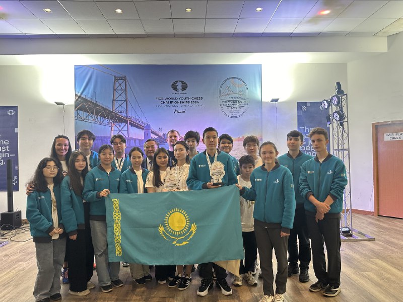 **Kazakh Junior Chess Players Win Silver, …