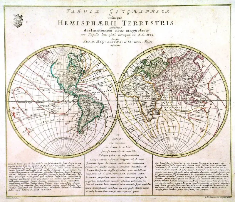 ***Euler’s map of the world:**