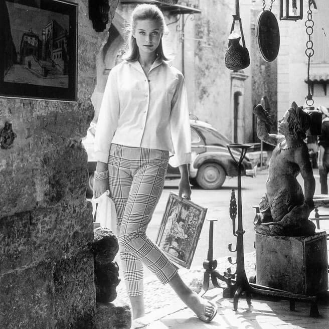 Tania Mallett, English model and actress.