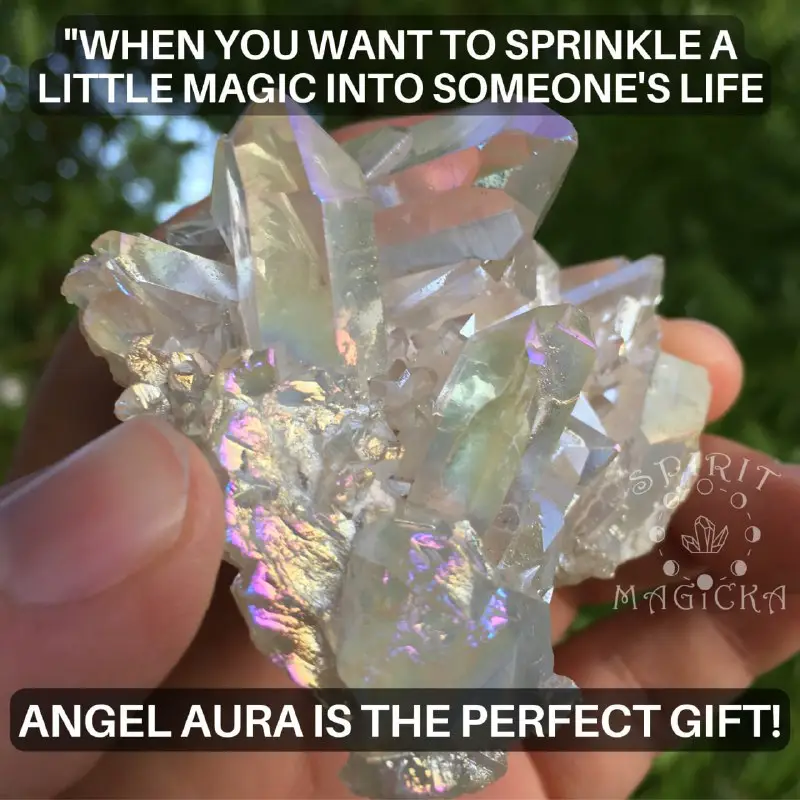 Angel Aura with its brilliant rainbow …