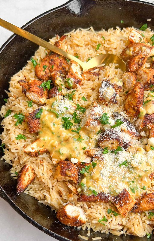 One-Pan Garlic Parmesan Chicken and Rice …