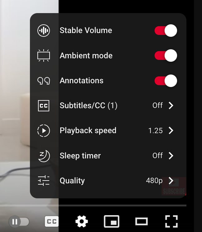 YouTube now has a sleep timer.