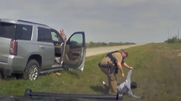 **Dashcam footage shows Texas National Guardsman's …