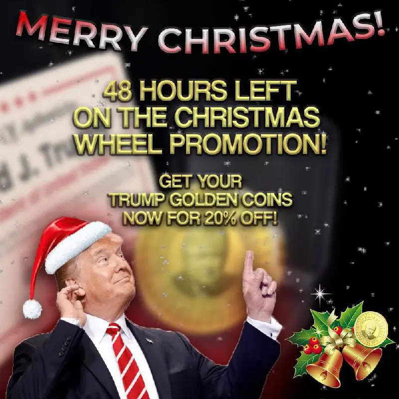 *****?*** MERRY CHRISTMAS FROM PRESIDENT TRUMP!