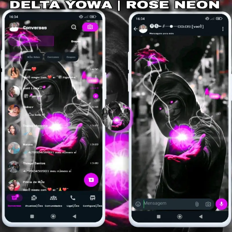 ***🎨*** TEMA : Rose Neon