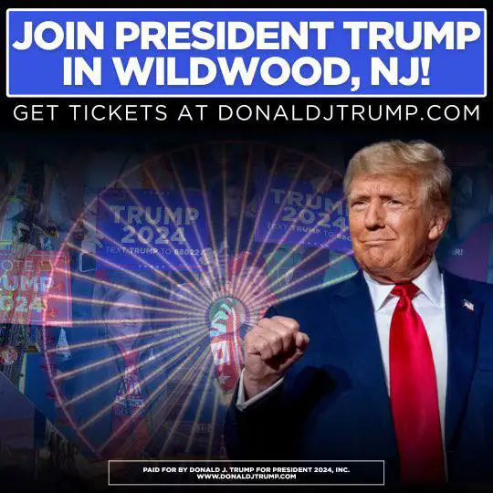 Join President Trump in Wildwood, New …