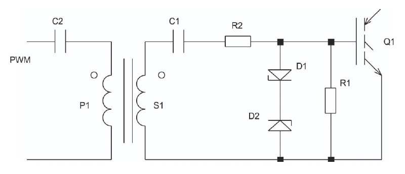 **IGBT transformer- coupled gate drive**