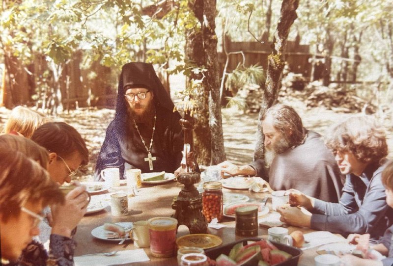 Rare photo of Fr. Seraphim and …