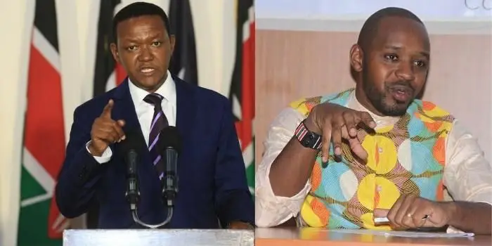 Gov. Alfred Mutua speaks after the …