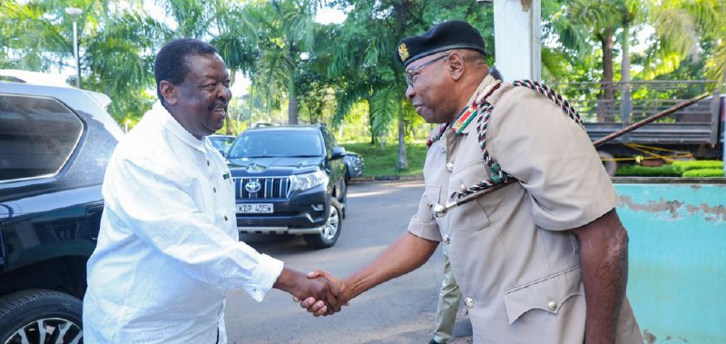 Mudavadi meets Western security team