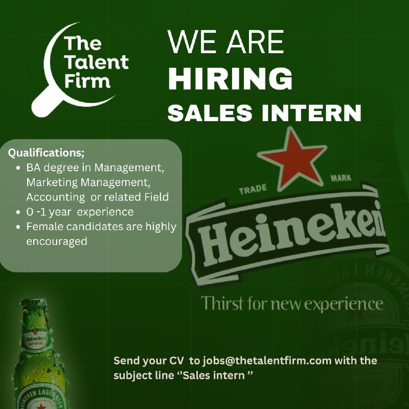 We are hiring Sales Intern for …