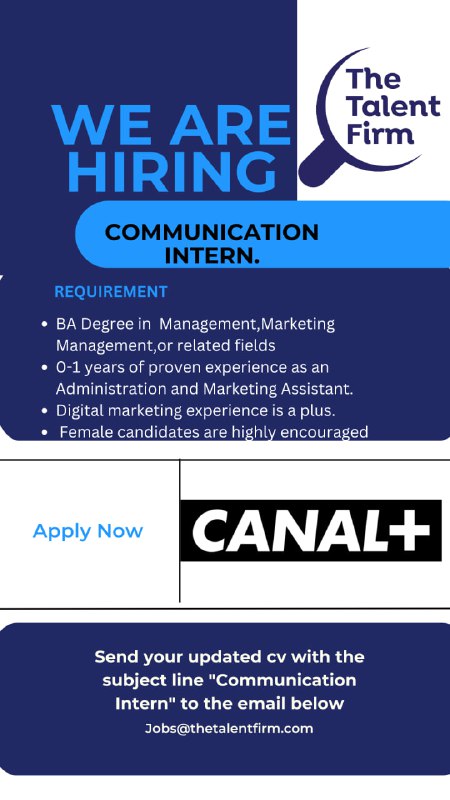 We are hiring Communication Intern. for …