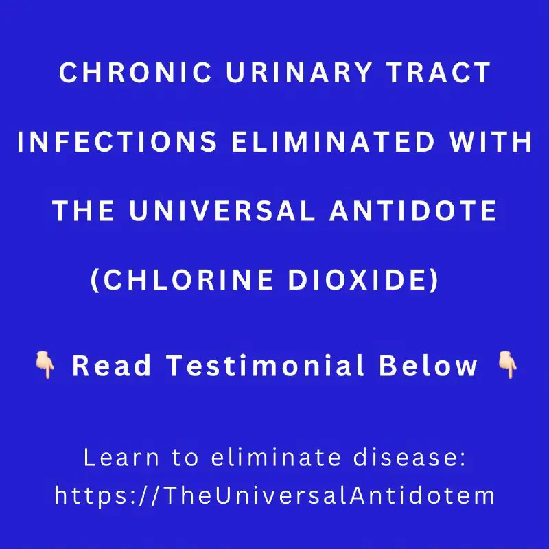 CHRONIC URINARY TRACT INFECTIONS ELIMINATED WITH …