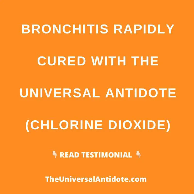 BRONCHITIS RAPIDLY CURED WITH THE UNIVERSAL …