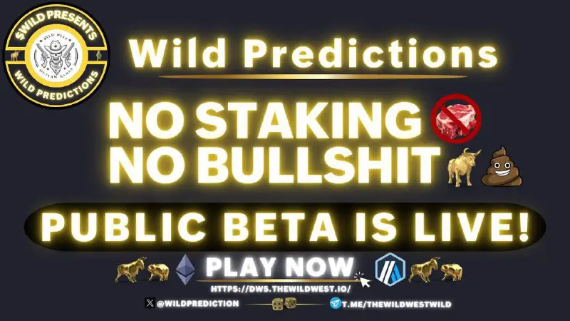 $WILD presents the first EVER predictions …