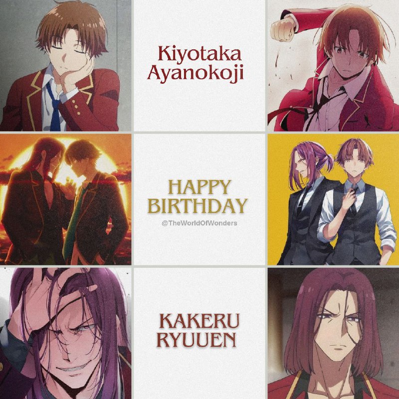 **Happy Birthday Ayanokoji ***🔥*** Ryuuen**