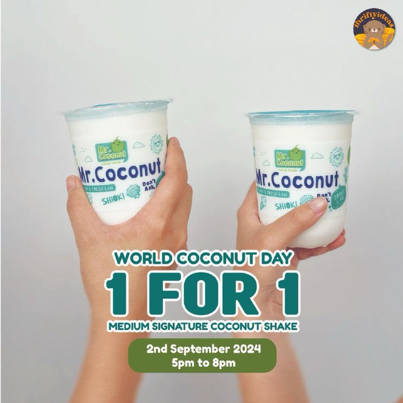 ***🥥*** **Mr Coconut 1-For-1 Deal**