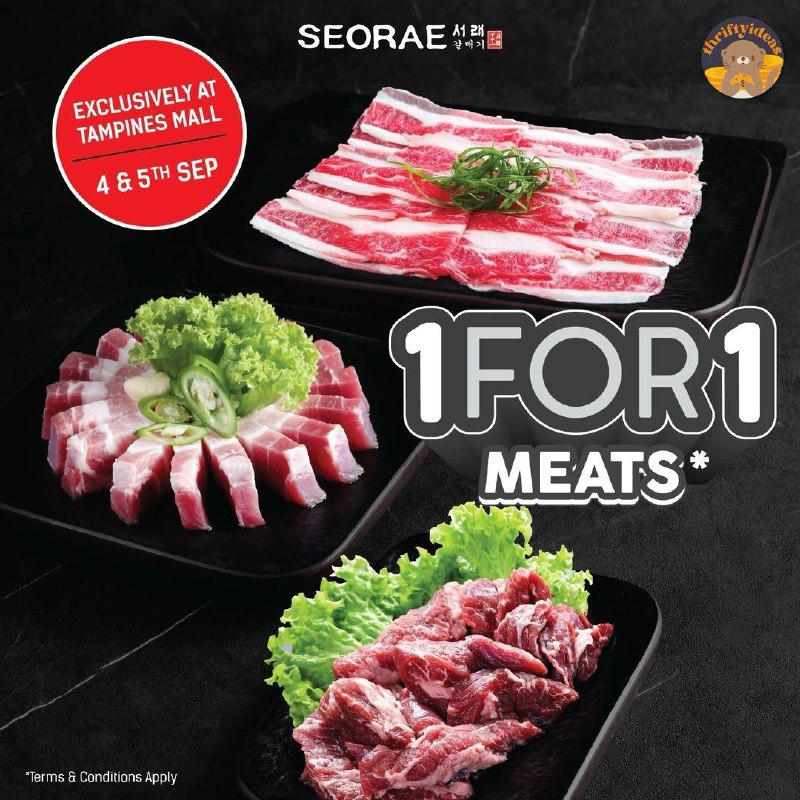 ***🥩*** **All Day Seorae KBBQ 1-For-1 …