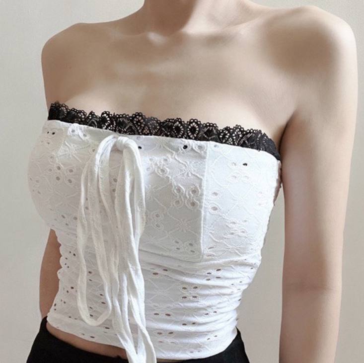 ⋆౨ৎ˚ white tube top ⟡˖ ࣪