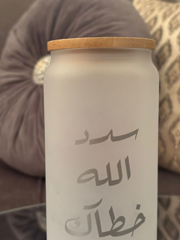 كـوب زجاجي بلوري