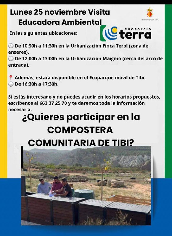 ***🌿*** **¡Visita de la Educadora Ambiental!*****🌿***