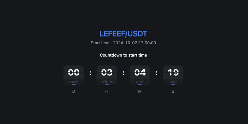 The word is for $LEFEEF today …