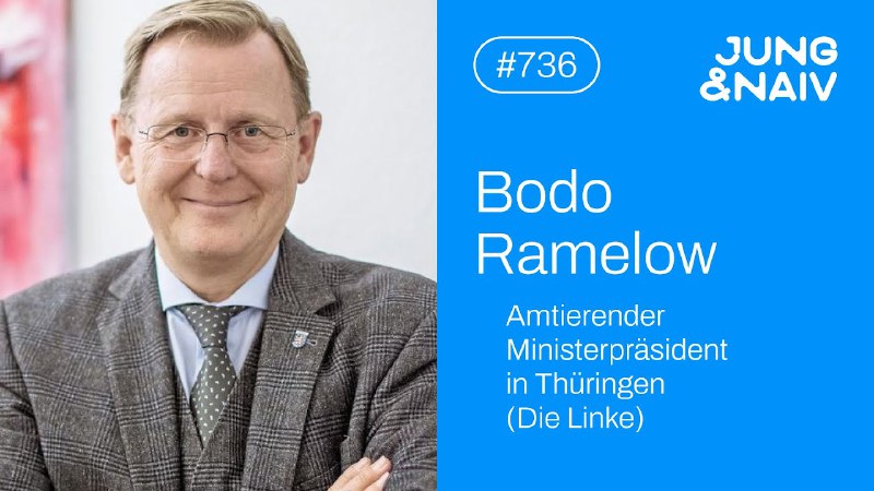 Bodo Ramelow (Die Linke), amtierender Ministerpräsident …