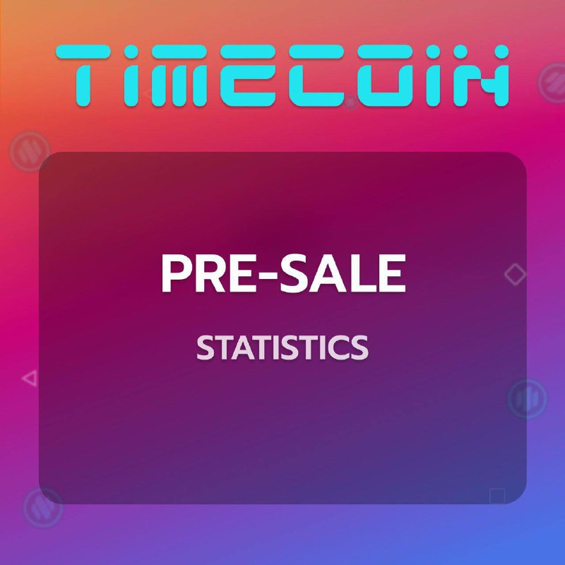 **Pre-sale statistics!**