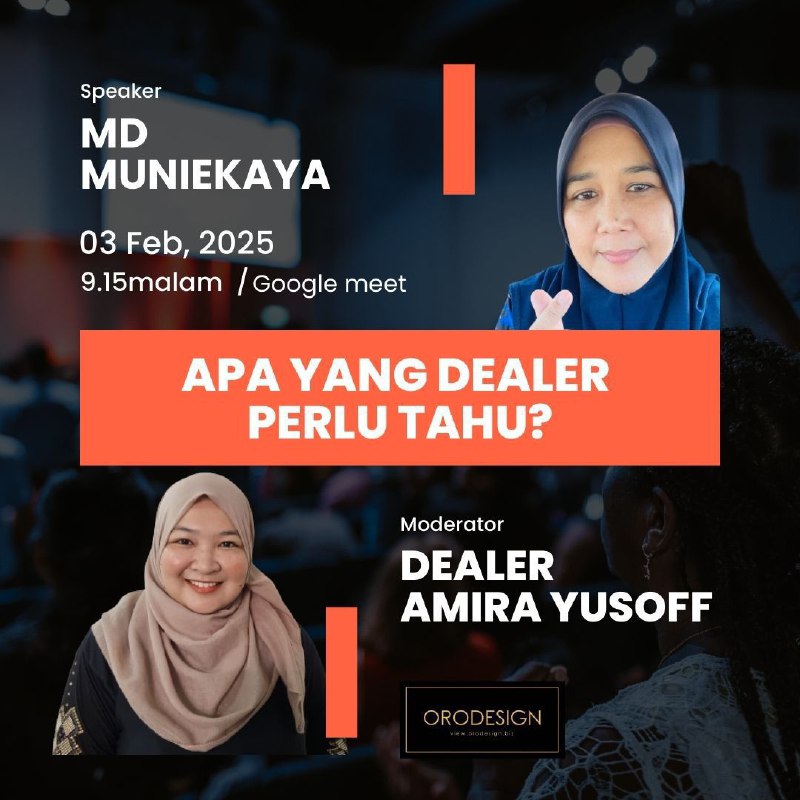 Khas untuk semua Dealer Orodesign.