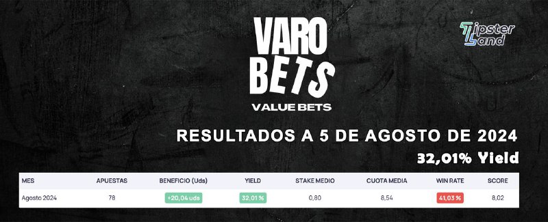 *****?***** **Varo Bets** comienzaagosto reventándola *****?*****