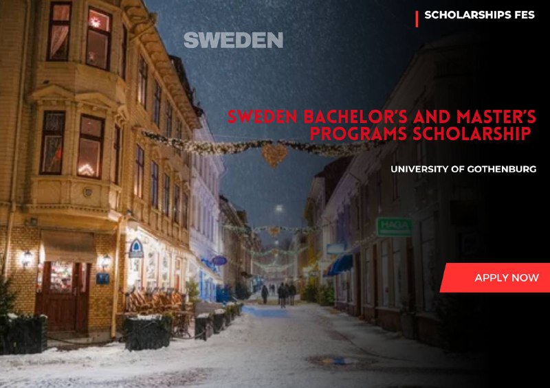 **Sweden Bachelor’s and Master’s Programs Scholarship …