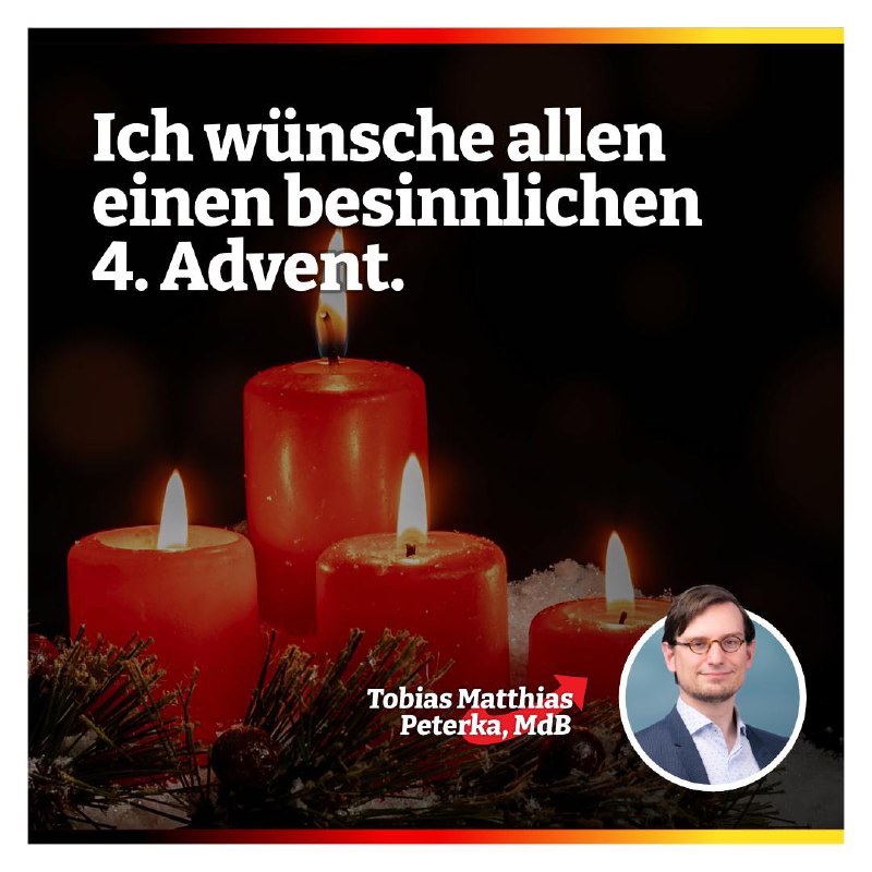 Ich wünsche allen einen besinnlichen 4.Advent.